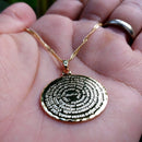 Colar Feminino Medalha Oração Pai Nosso Folheado Ouro e prata Durabilidade de até 3 meses