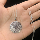Colar Feminino Medalha Oração Pai Nosso Folheado Ouro e prata Durabilidade de até 3 meses