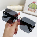Óculos de Sol Quadrado Oversized - Design Moderno | Proteção UV