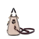 Bolsa Feminina Transversal Grande Capacidade Elegante De PU Com Alça Superior E Alça Ajustável, Com Chaveiro Toranja