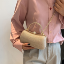 Bolsa Feminina De Banquete Clássica Com Decoração De Strass E Fecho De Mão Para Festa De Música Toranja