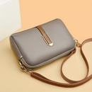 Nova Bolsa De Ombro Feminina De Couro Macio