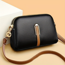 Nova Bolsa De Ombro Feminina De Couro Macio