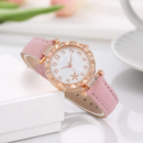 Conjunto De Relógio Feminino De Quartzo Para Presente Elegante | Vários Estilos Elegantes A Mulher Moderna